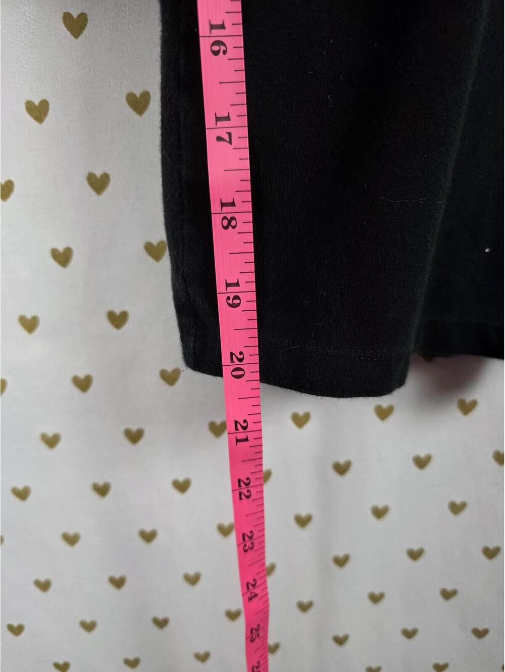 Victorias Secret PINK White Logo FOLDOVER Yoga Pants Capri Y2k LARGE - Picture 4 of 5